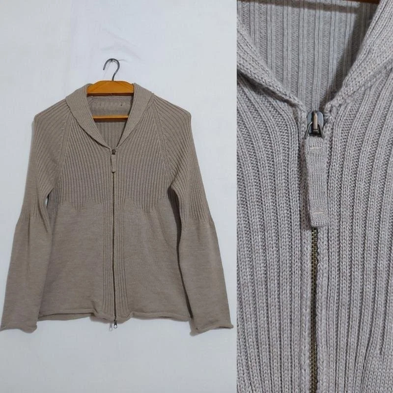 Women Jean Paul Gaultier Sweater Beige Acrylic 40 - Bild 2 von 4