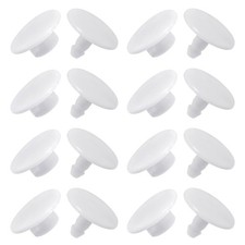 Deshionew 8 Sets Replacement Rivets, Clogs Shoe Strap 16 mm / 0.63 in, White