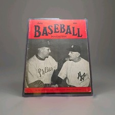 Baseball Magazine July 1951 CASEY STENGEL EDDIE SAWYER MLB NY Yankees Vintage