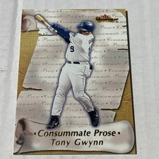 2000 FLEER SHOWCASE CONSUMMATE PROSE TONY GWYNN #6 PADRES