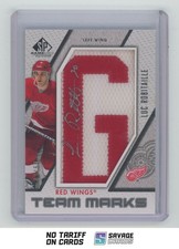 2010-11 SP Game Used Team Marks Auto Patch Luc Robitaille Auto /50 #TM-LR