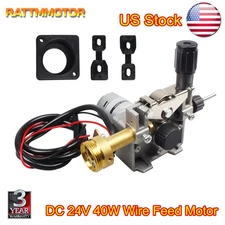 【USA】DC 24V 40W Wire Feed Motor Welder Roll Feeder for MIG MAG Welding 2-15m/min