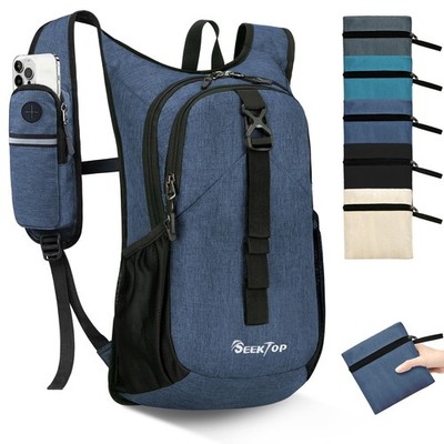 15L Small Hiking Backpack Women Men Lightweight Packable Daypack Phone Pocket