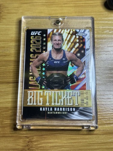 Kayla Harrison 2026 Topps Chrome Big Ticket SSP No. BT-6