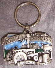 Pewter Key Ring Tradesman American Farmer NEW