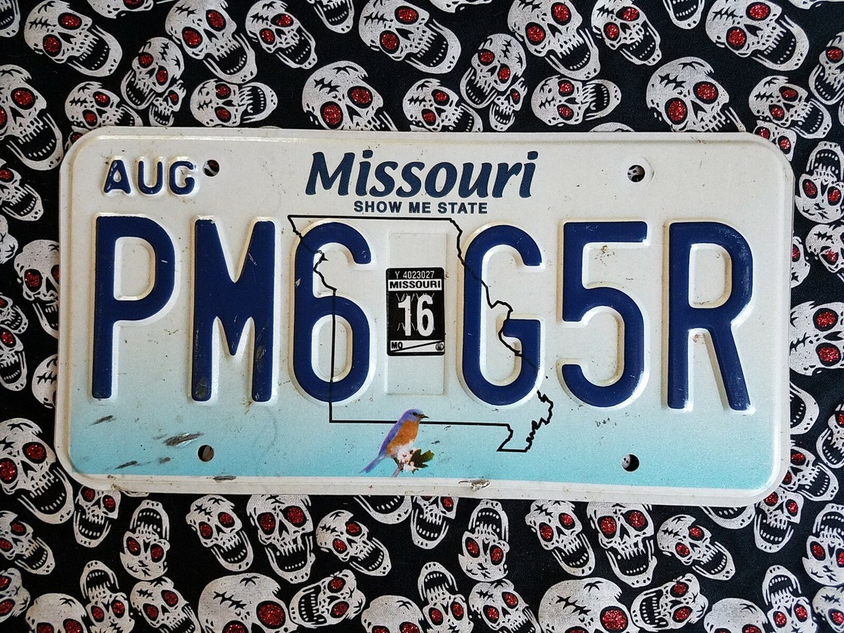 2016 Missouri Auto Vehicle Car Truck License Plate PM6 G5R | eBay