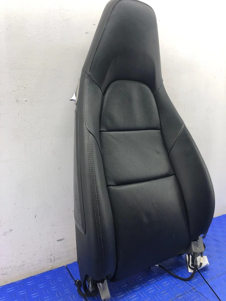 2015-2019 PPORSCHE BOXSTER ПЕРЕДНЕЕ ПРАВОЕ ВЕРХНЕЕ СИДЕНЬЕ ПОДУШКА ЧЕРНАЯ КОЖА С СУМКОЙ OEM - Изображение 4 из 4