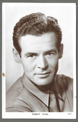 Vintage RP Postkarte American Filmstar Robert Ryan. Picturegoer Serie.