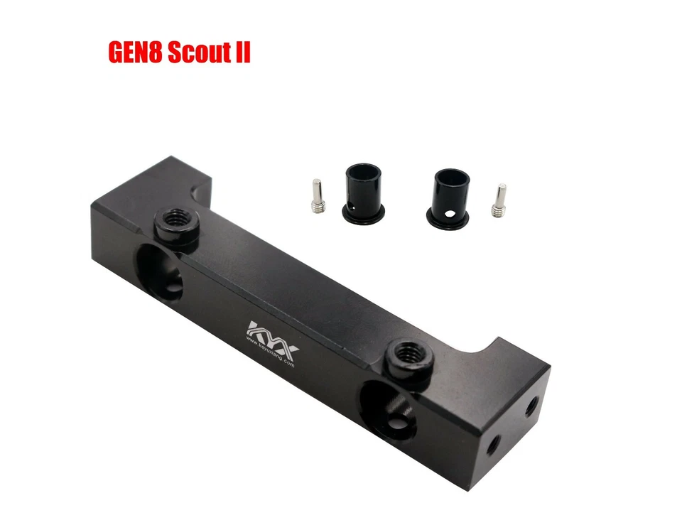 KYX  Aluminum Front & Rear Bumper Bracket Mount for Redcat Racing GEN8(2PCS) - Image 4 of 4