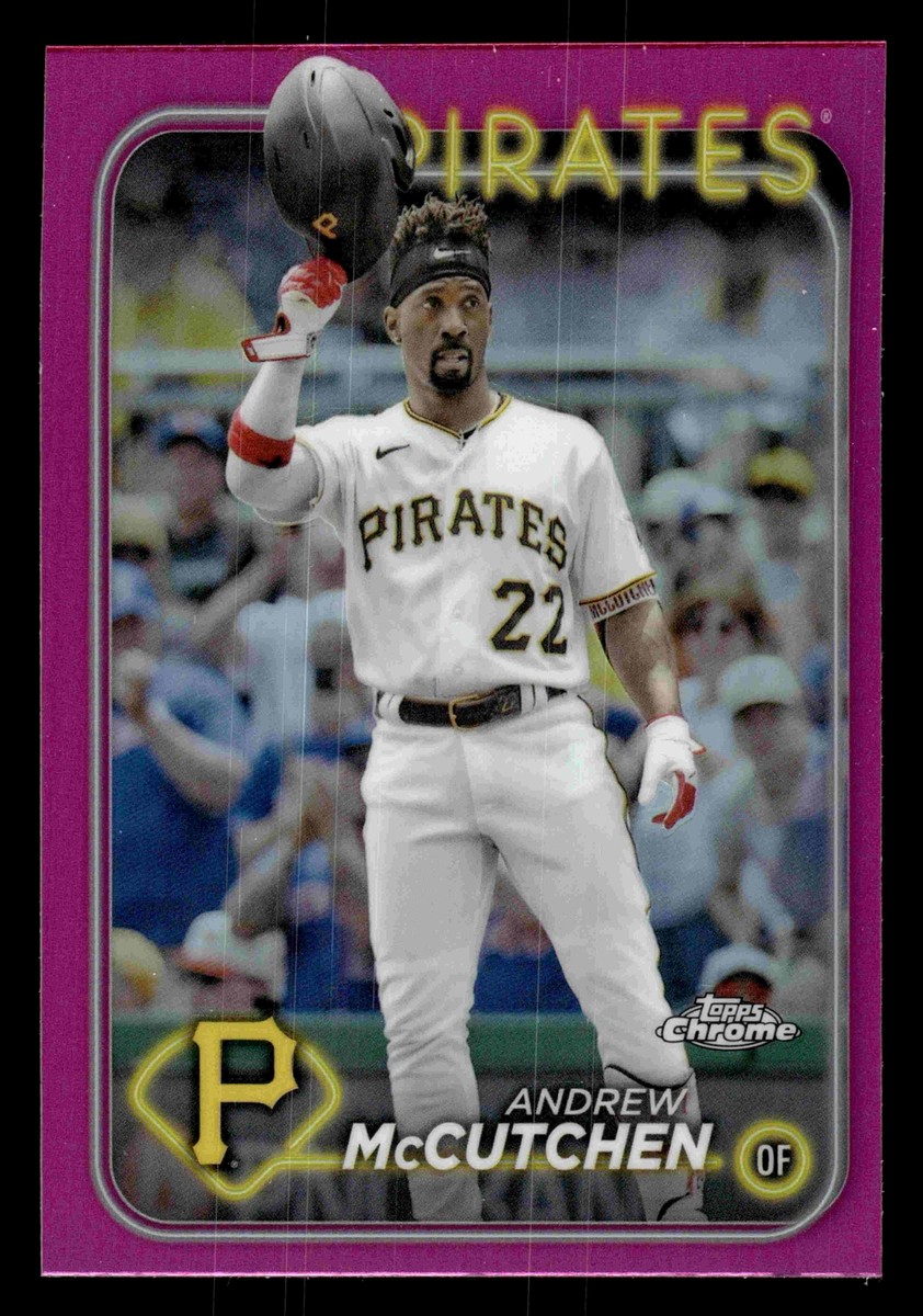 2024 Topps Chrome Pink Refractor Andrew McCutchen #124