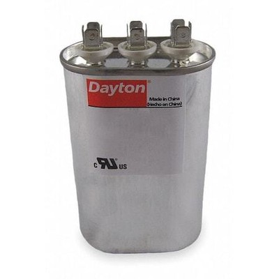 Dayton 2Mea5 Motor Dual Run Cap,40/5 Mfd,440V,Oval