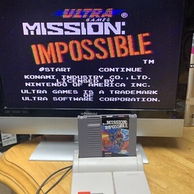Mission: Impossible Nintendo NES Video Game Cartridge & Sleeve Tested Working