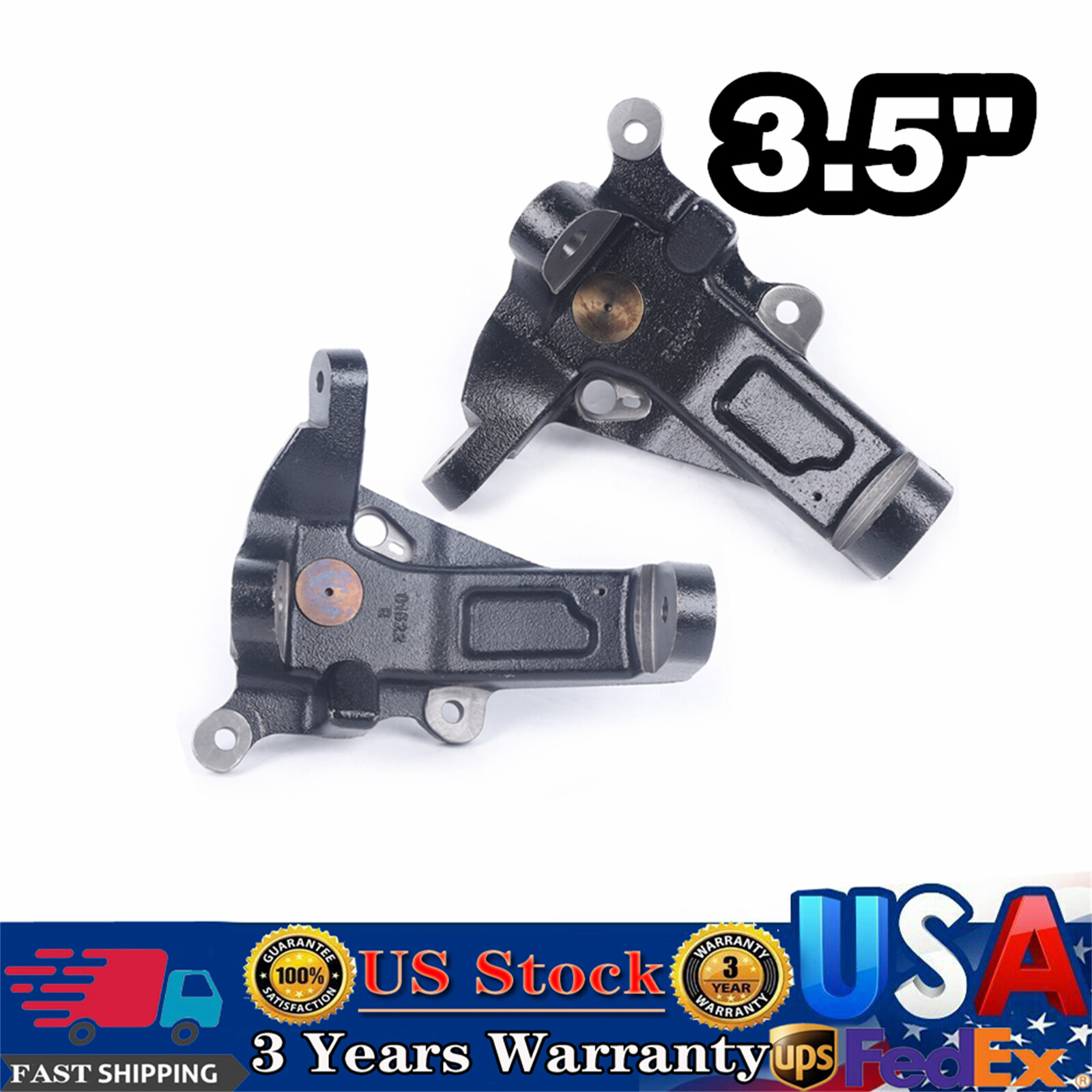 FOR FORD F150 2WD F 150 PICKUP TRUCK 3.5INCH LIFT SPINDLES STEERING KNUCKLE NEW