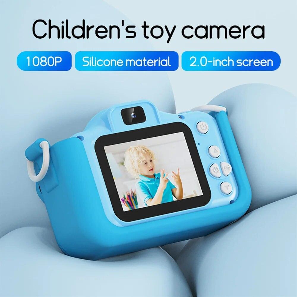 Digital Kids Camera 1080p Hd Mini Dual Lens, 8x Zoom, Photography