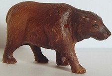 CELLULOID BROWN BEAR TOY BLOW-MOLDED VISCOLOID CO. VINTAGE WOW 