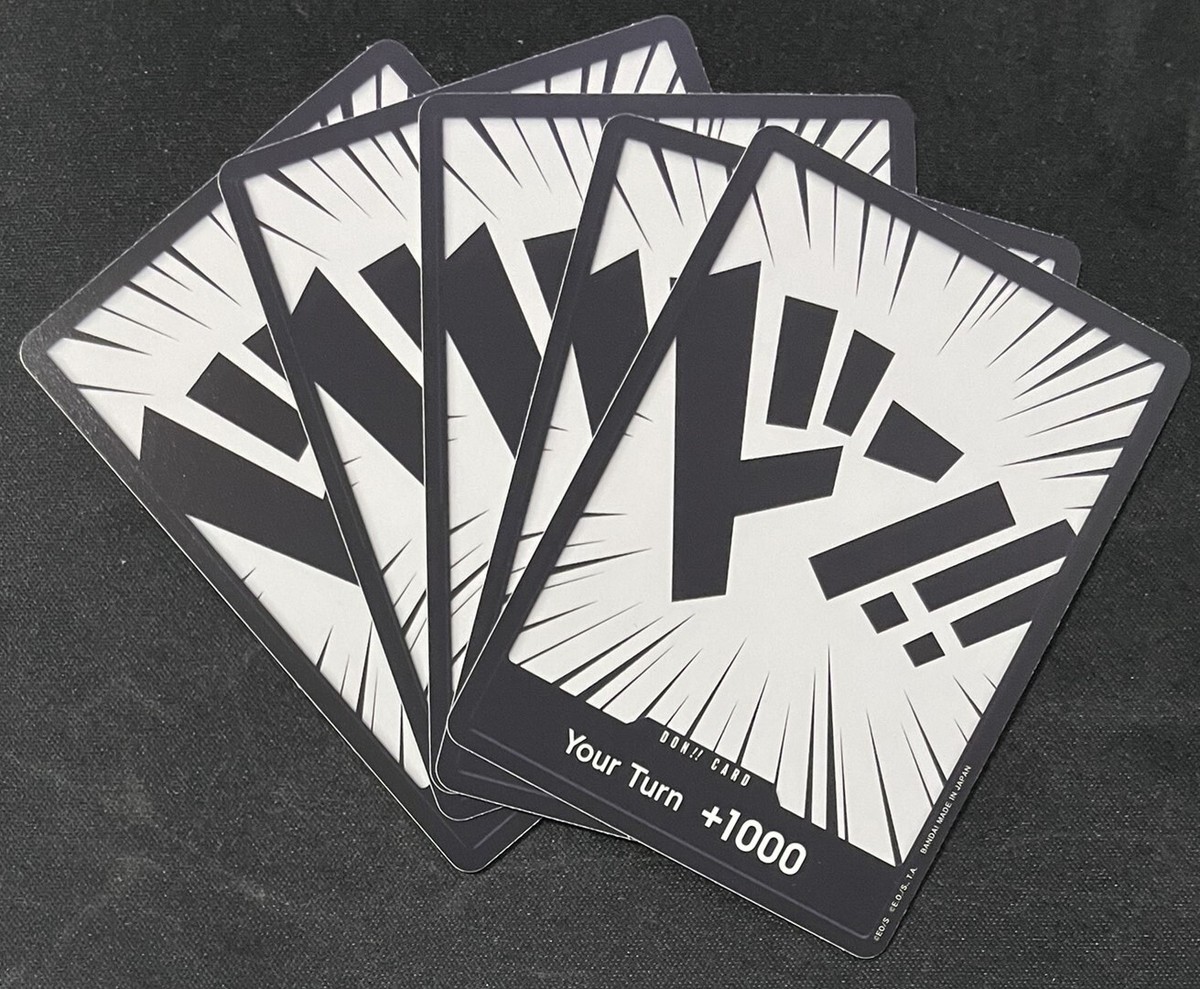 One Piece Card Game DON! Card Your Turn +1000 X5 English | eBay