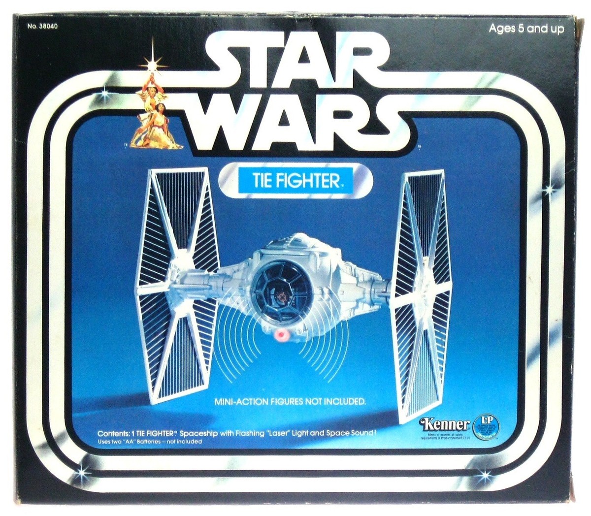 Vintage 1978 Kenner Star Wars TIE Fighter w/Insert Near Mint 1st 