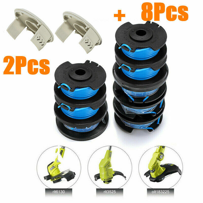 3x Trimmerspulen Für Ryobi Rasentrimmer – Passend Für RLT1830H13, RLT1825LI, OLT1831S, 1,6 Mm, Automatischer Fadenvorschub, Werkzeuglos Wechselbar