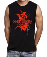 Sepultura Heavy Metal Band Men's Muscle Shirts (Multiple Variations)