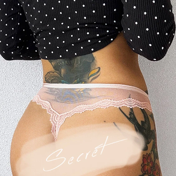 Paquete de 3 bragas de satén para mujer tanga calzoncillos ropa interior transparente lencería Foto 3 de 4