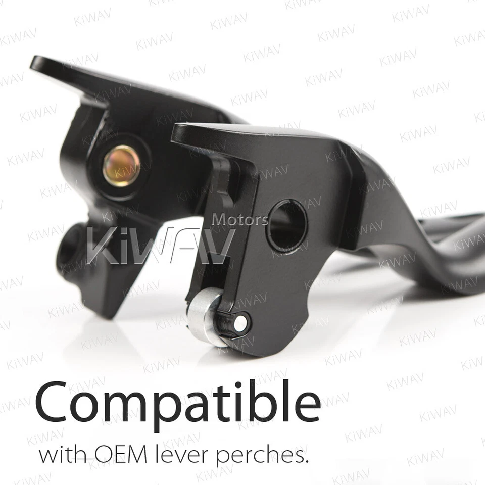 Набор рычагов ручного управления KiWAV черные 3 отверстия подходят для 2015 Harley Ultra Limited FLHTK - Изображение 2 из 4