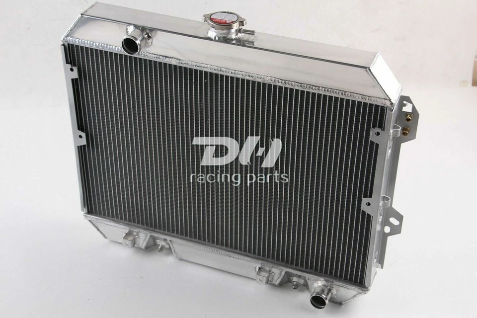 Radiador de aluminio para Datsun 280ZX/280Z turbo/base 1975-1983 par 2,8 L L L6 3 filas Foto 4 de 4