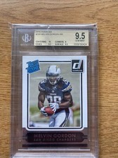 Melvin Gordon 2015 Donruss Rated Rookie #208 BGS 9.5 GEM MINT BRONCOS