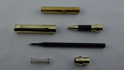 Instyle Rollerball Gold Bausatz, Pen Blanks, Pen Kits, Drechselholz, Halbzeug