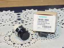 Siemens 3SB1000-OMB3, 22mm Pushbutton Push Lock Twist Release, Extended BLACK