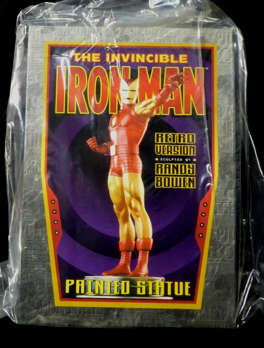 Iron Man Retro Statue Full Size Bowen Designs Marvel Comics