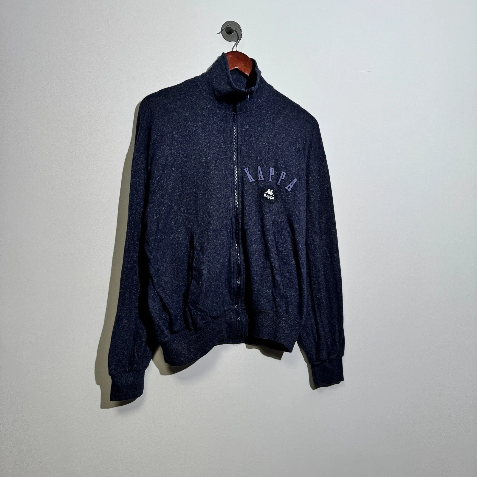 GUCCI Giacca tuta Kappa unisex vintage grigio lupo cotone taglia M vestibilità regolare