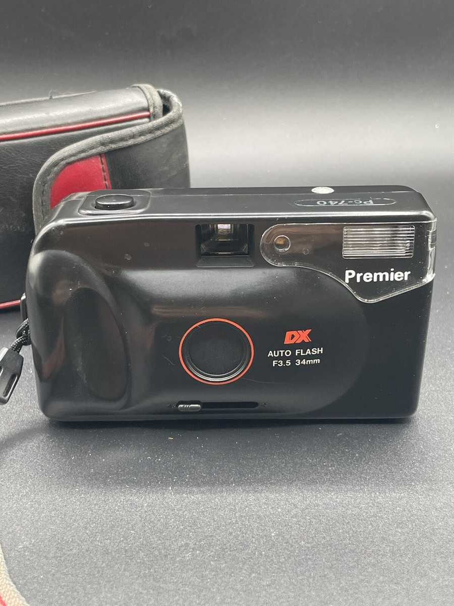 Camera 34mm vintage Premier Dx Auto Flash F.3.5 Film Camera Read