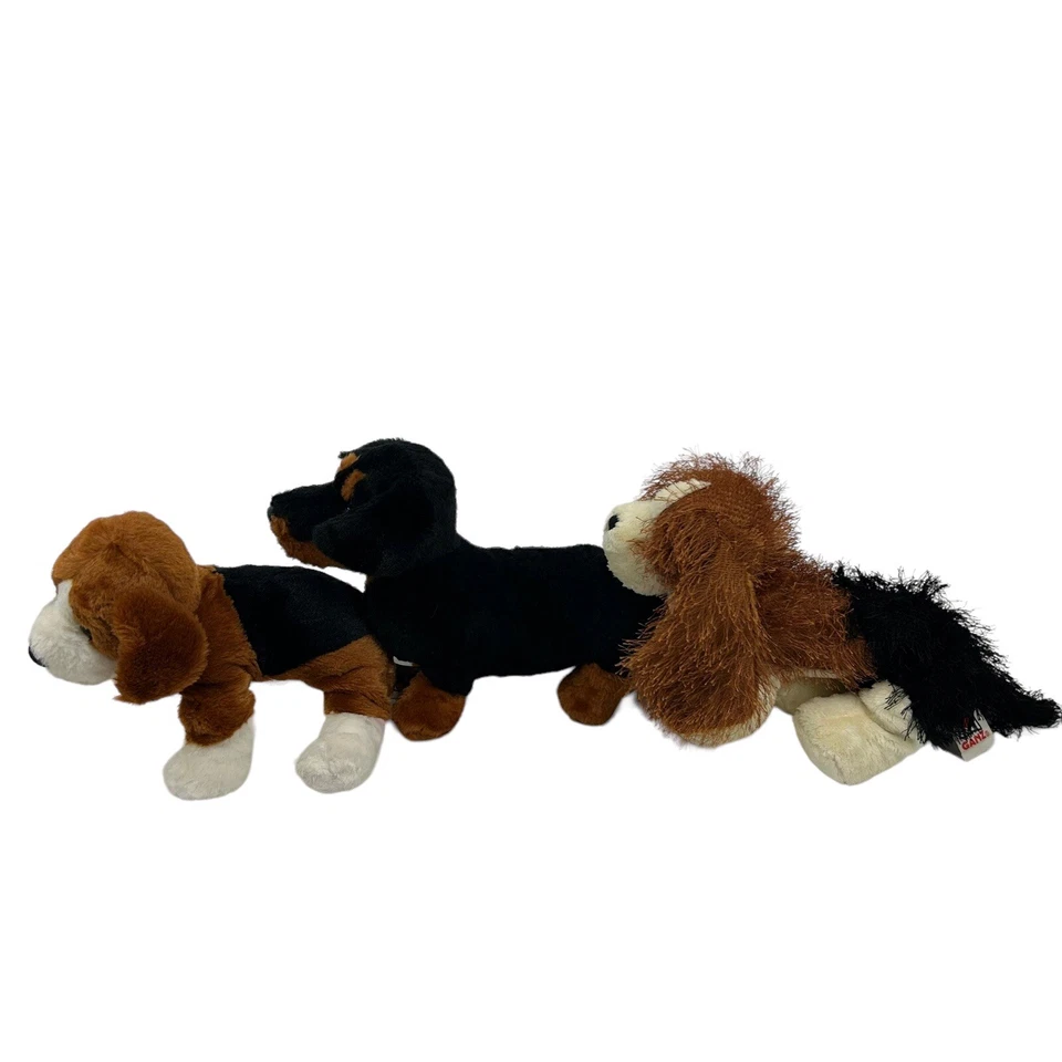 Webkinz Puppy Dog Plush Lot Beagle Basset Hound Dachshund Stuffed Animal No Code - Image 2 of 4