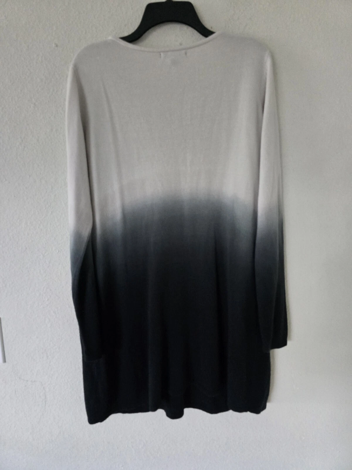 VETEMENTS Abito Roaman's taglia 6 donna Oyster Ombré a costine maglia manica lunga ottimo