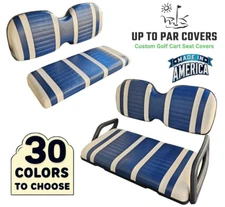 "Staple On" 4 Passenger  Replacement Golf Cart Seat Covers for icon golf carts