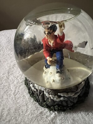 Harry Potter Quidditch Snow Globe 2000 Vintage Dome - Warner Bros RETIRED Enesco