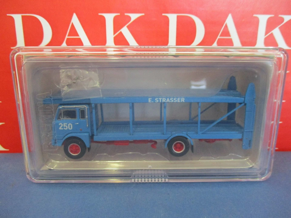 1/87 Modellino Camion Truck Fiat 640 Bisarca Autotrasporti Strasser by Brekina - Immagine 4 di 4