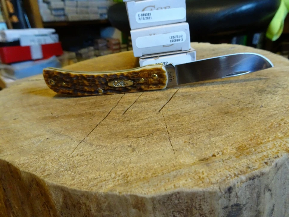 CASE XX POCKET KNIFE MODEL CA-30092 3.63" CLOSED SOD BUSTER CS BLADE AMBER PEACH - Image 4 of 4