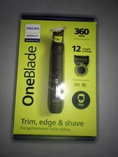 Philips Norelco OneBlade 360 Pro Hybrid Electric Trimmer, QP6531/70, Black, NEW!