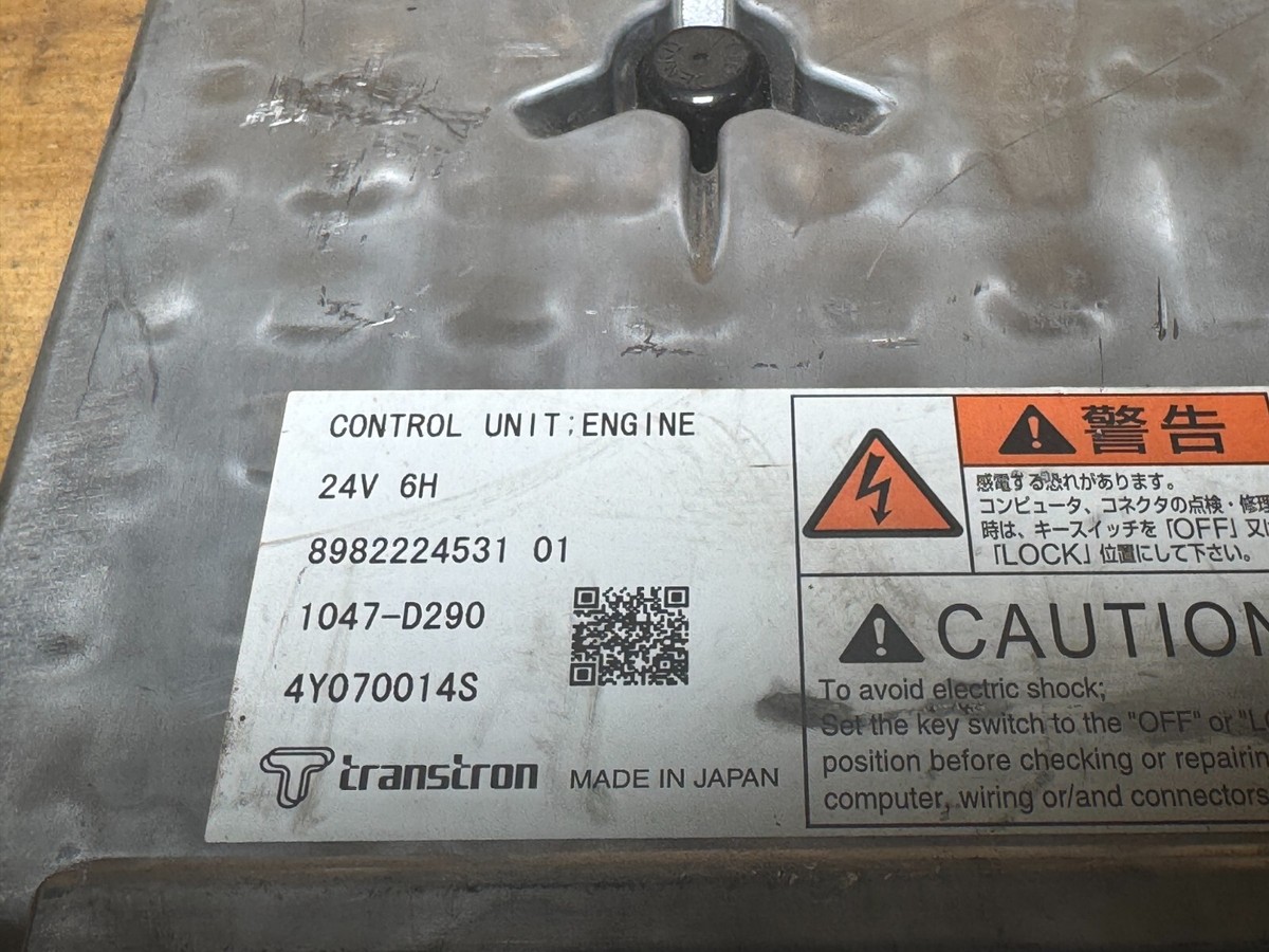 Isuzu 6HK1 ECM 8-98126068-0 Engine CX350 898126068 1047-D290 OEM