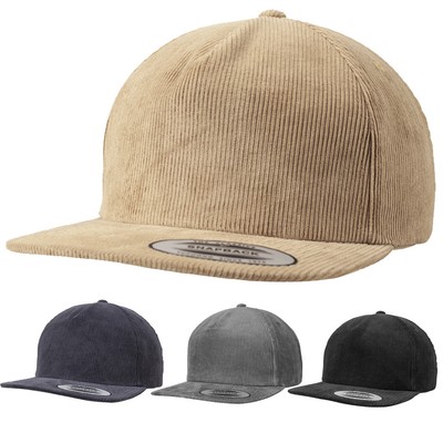 yupoong corduroy snapback