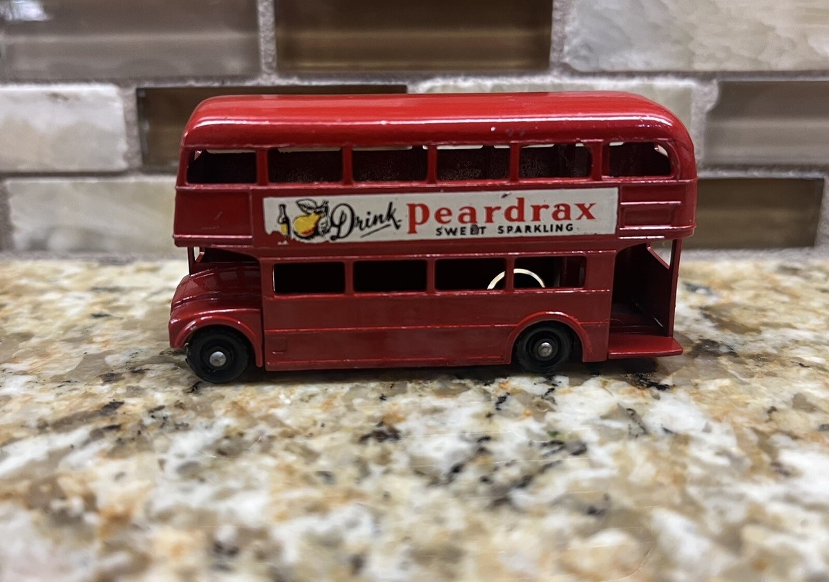 RARE 1960's Matchbox Lesney No. 5c Red Routermaster London Double