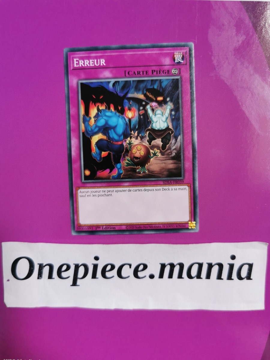Yu-Gi-Oh! Error: SDSA-FR039 C | eBay