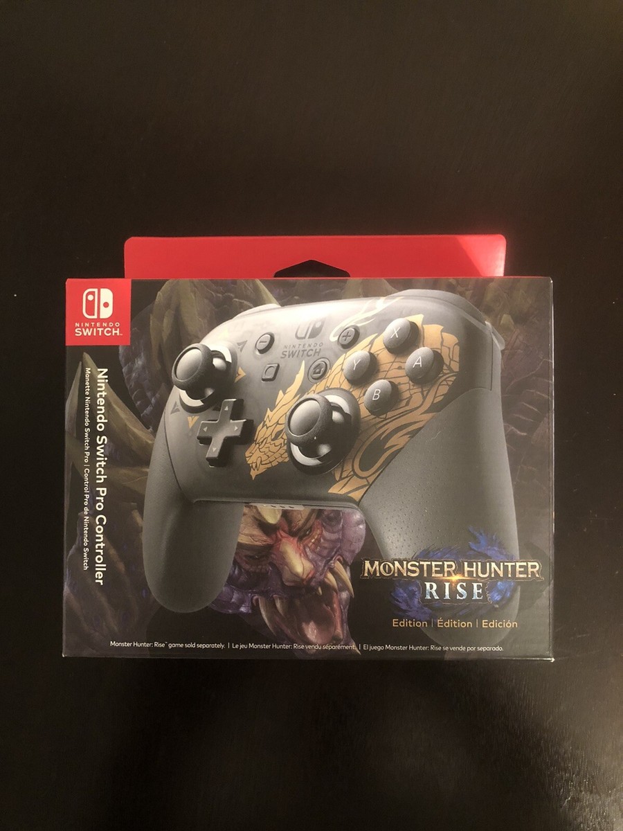 Nintendo Switch Pro Controller Monster Hunter Rise Edition