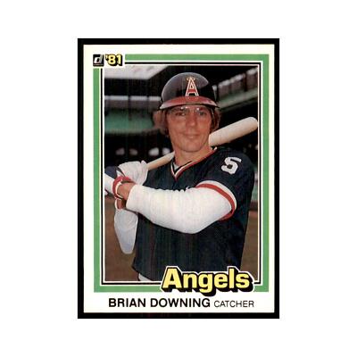 1981 Donruss Brian Downing Baseball Cards #410