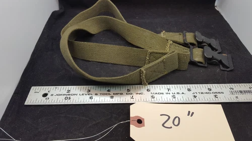 2 EACH 1 INCH WIDE COTTON STRAPS 20 INCHES LONG FC12-2