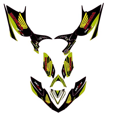 Fits TRX 700XX GRAPHIC KIT TRX 700 XX DECAL KIT STICKERS HONDA atv GRAPHICS