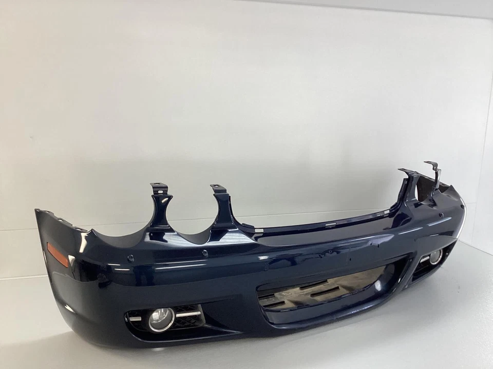 2004 2005 2006 2007 2008 2009 JAGUAR VANDEN PLAS FRONT BUMPER ASSEMBLY OEM BLUE Foto 3 de 4