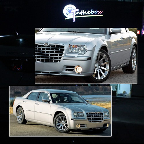 2PCS Smoked Lens Front Bumper Side Marker Lights For 2005-2010 Chrysler 300C/300 - Picture 6 of 9