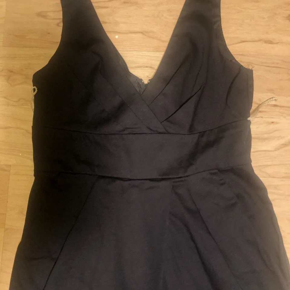 Vintage Little Black Dress City Triangles Size 5 - Image 2 of 4